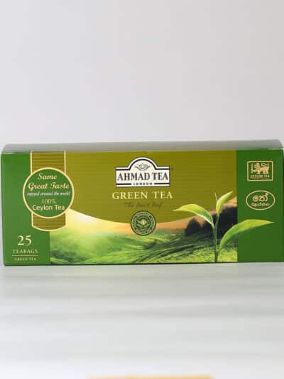 A box of the finest green tea bags