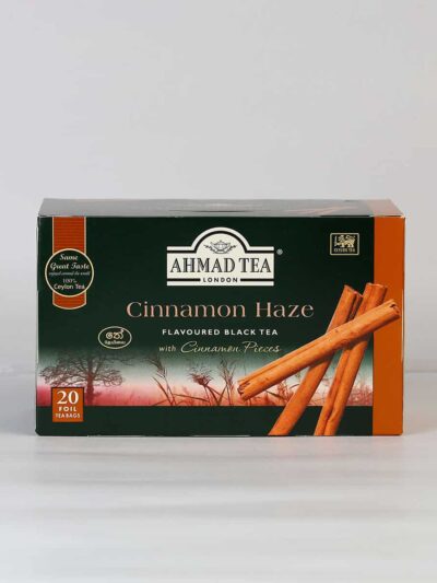 A box of cinnamon black tea