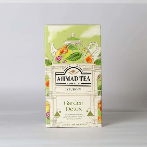 A box of garden tea detox