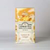 A box of Ahmad lemon and ginger tea